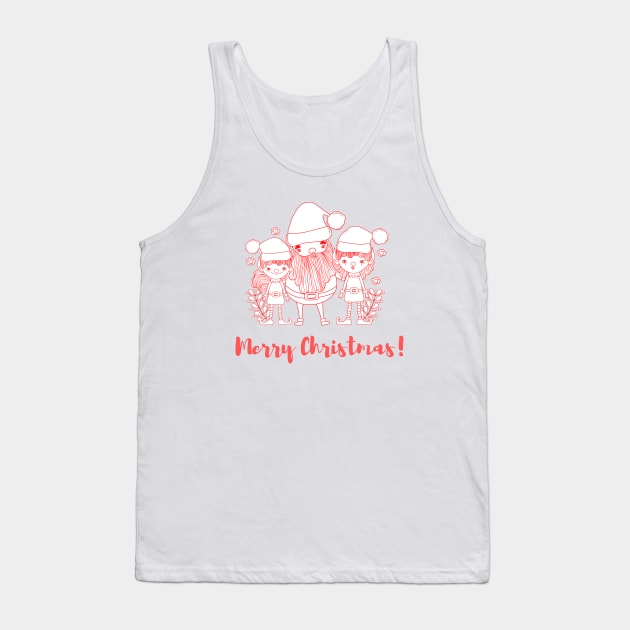 Merry Christmas Shirts Christmas Gift Tank Top by yayashop